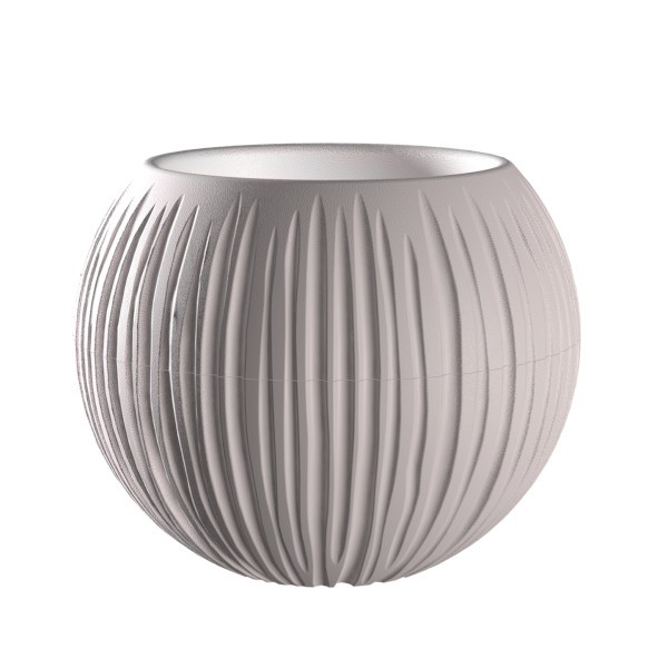 Кашпо "Сфера" (1,7 л.) Цв. Серый жемчуг (КШ-9766)