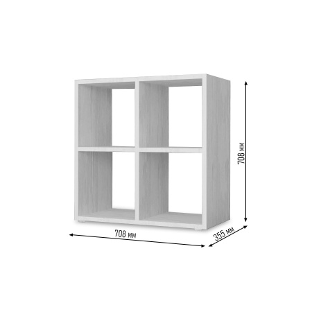 КОРИНН Стеллаж 2 Х 2 ячейки