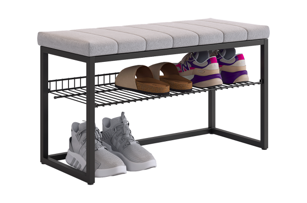 Обувница Классная-2 (черный муар/оникс(велюр))