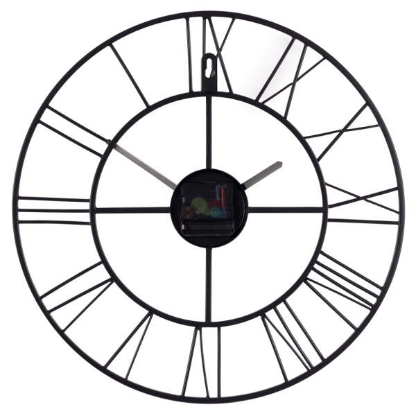 Часы настенные из металла,d=40 см, черн"Лофт" 4022-001