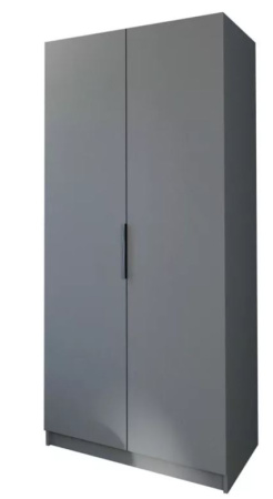 Дрезден Шкаф 2дв 453,05 Серый
