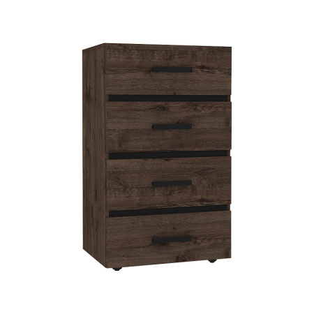 Nature 45 Комод Дуб Апрель темный-Черный