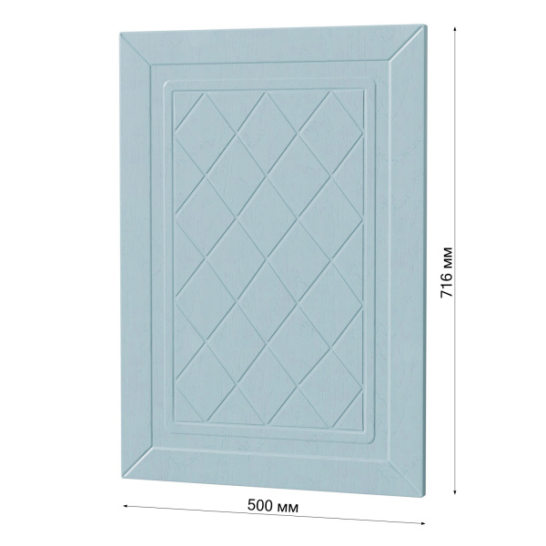 Фасад РОМБ голубой 500