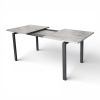 Стол Ареа,1400(+400)*800, металл Графит+пластик (LEMARK 0435)