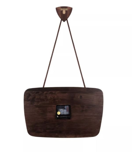 Часы настенные интерьер из дер "Серебр ретро"2132-002