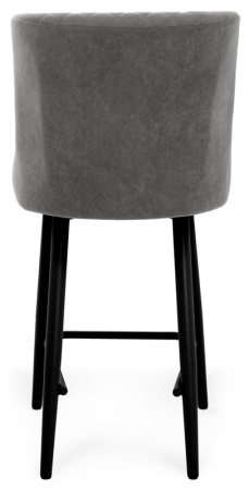 Стул Парма БАРНЫЙ, Т177- графит+нога барная Bh70см 1R38 (черный)