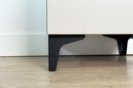 Шкаф однодверный Рич кашемир/фрапучино матовый/черный