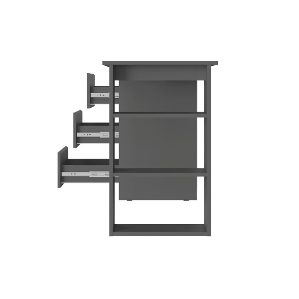 Симпл (молодежная) Стол письменный ПС-07 Графит/