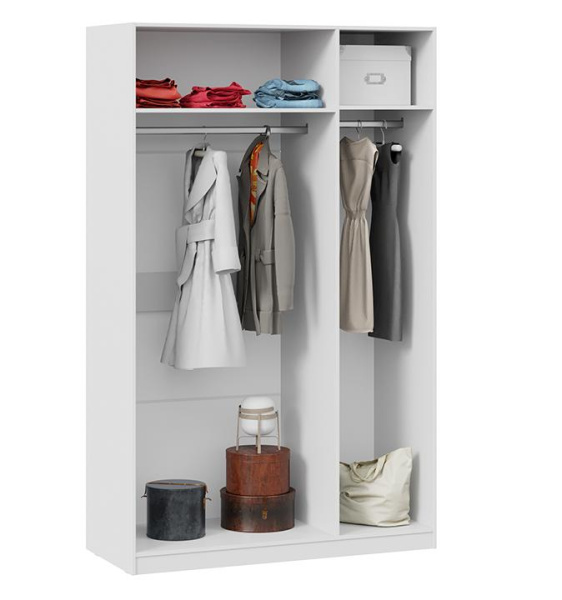 Каркас 3-х дверного шкафа Скарлет