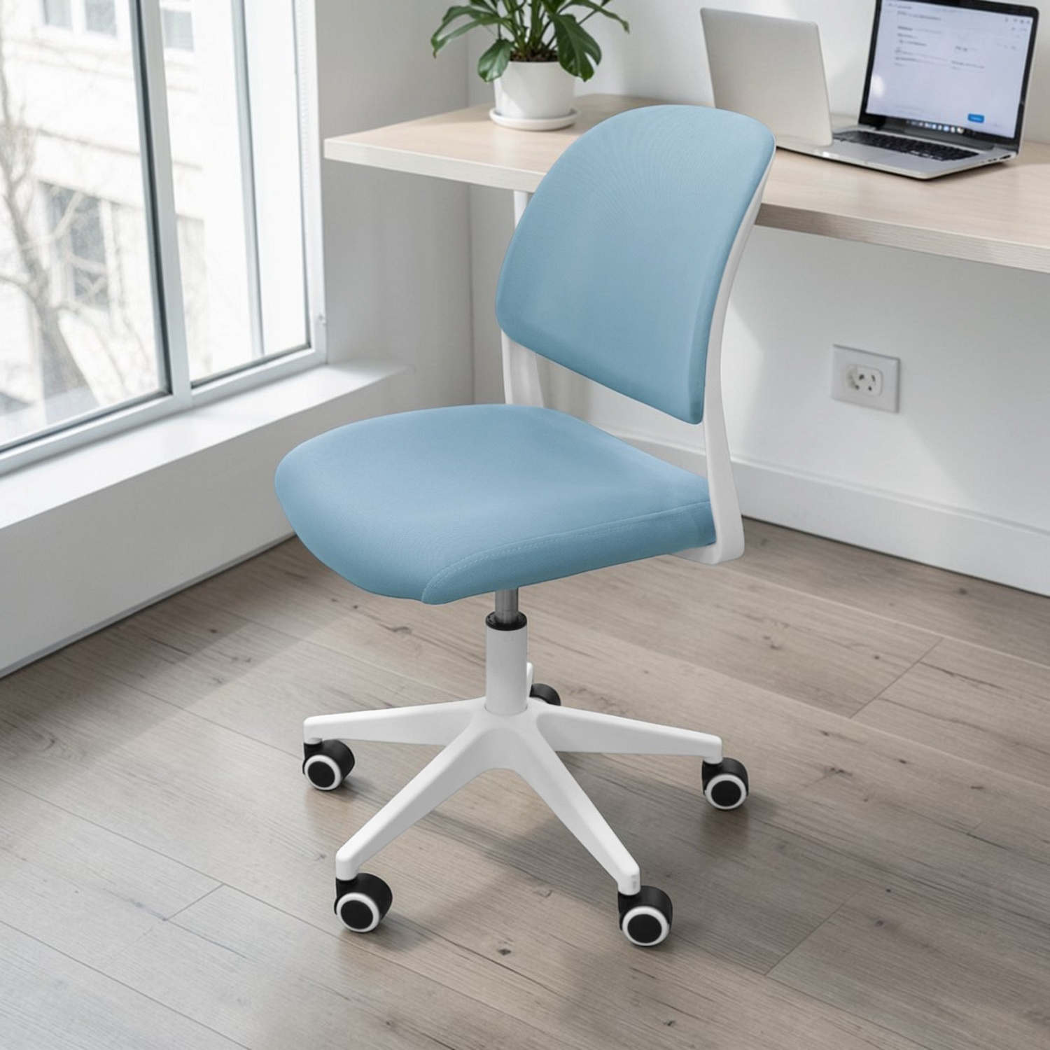 Кресло офисное 8399МJ-BK нейлон, серый