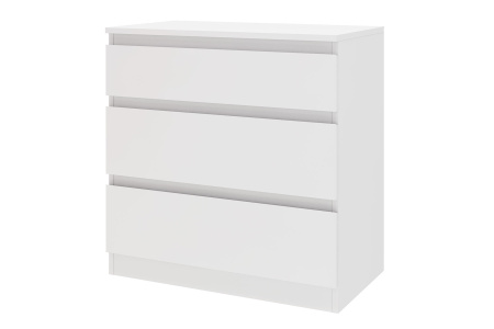 Комод Морвик 465.02 3 ящика Белый