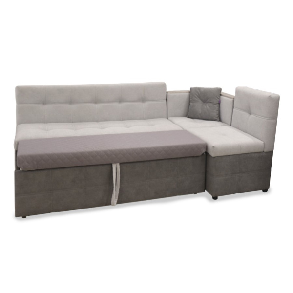 Кухонный уголок "Капучино 3-1" (левый) (Baly 6/Baly 7) мдф Дуб серый