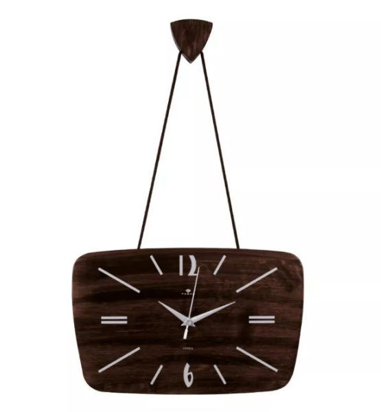 Часы настенные интерьер из дер "Серебр ретро"2132-002