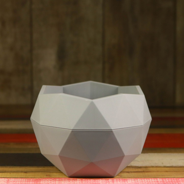 Кашпо "Топаз" (2,5л.) Цв. Серый жемчуг (Арт. КШ-9799)