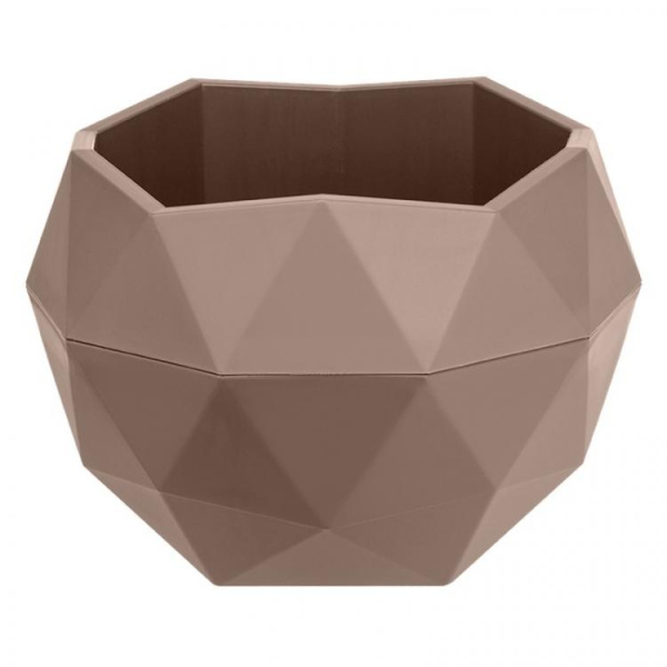 Кашпо "Топаз" (2,5л.) Цв. Мокачино (Арт. КШ-9801)